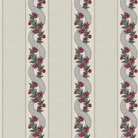 Abbey's Garland Ruby Wallpaper by Ronald Redding – York Designer Series MX9694