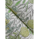 Goldfinch Green by Chesapeake Birds and Blooms Wallpaper – Brewster Home Fashions 4148-27412