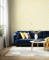 Molntuss Yellow Polka-Dot Cloud Wallpaper by Boråstapeter – Schumacher 1455