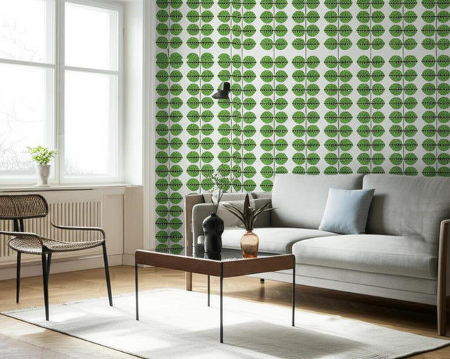 Berså Leaf by Boråstapeter Green Wallpaper – Schumacher 1750