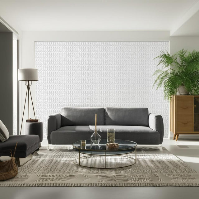 Trapez Grey Geometric Wallpaper by Boråstapeter Modern Scandinavian Design – Schumacher 1778