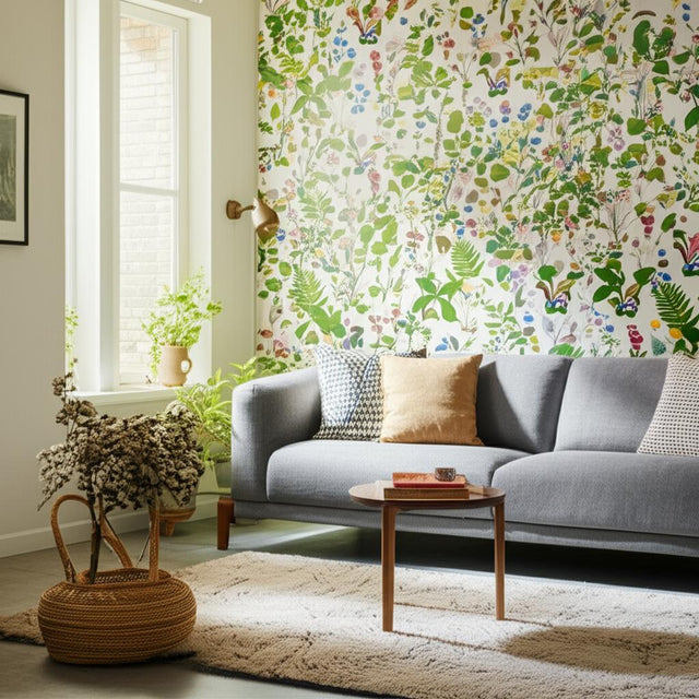 TROLLSLÄNDA Multicolor by Boråstapeter Botanical Wallpaper – Schumacher 1788
