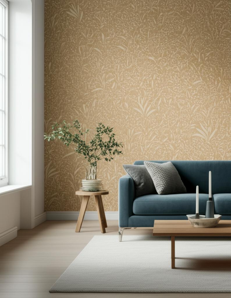 Nocturne Parchment by Boråstapeter Botanical Wallpaper – Schumacher 2022