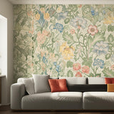Jane Mural Leaf by Boråstapeter Vintage Floral Wallpaper – Schumacher 2036