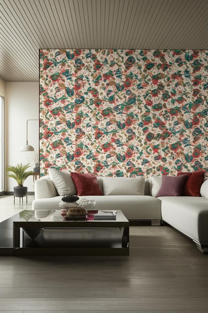 Kvackstepp Multi by Boråstapeter Whimsical Floral Animal Wallpaper – Schumacher 2086