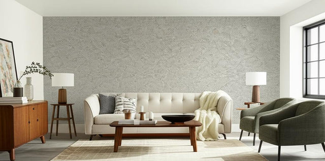 Travertine Natural by Boråstapeter Textured Wallcovering – Schumacher 2285