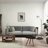 Sommarslöja Grisaille by Boråstapeter Classic Floral Lattice Wallpaper – Schumacher 3270