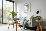 Linen Swedish Grey by Boråstapeter Minimalist Textured Wallpaper – Schumacher 4415