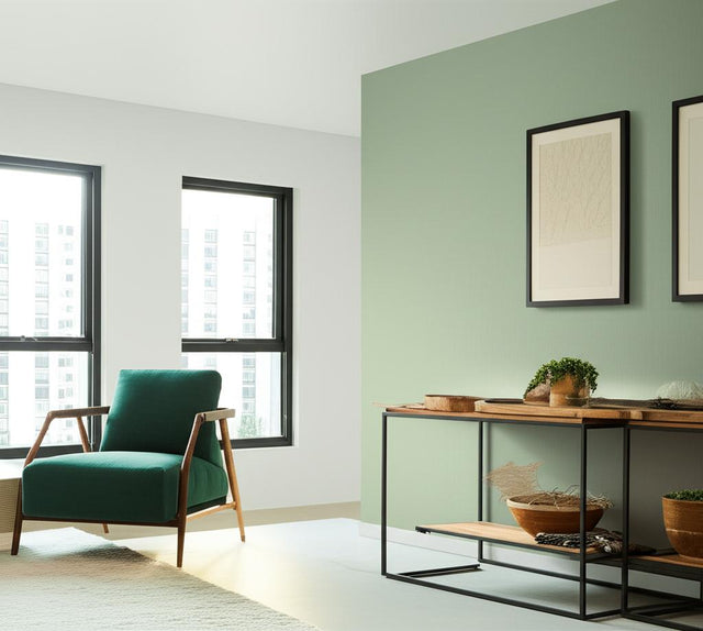 Linen Leaf Green by Boråstapeter Minimalist Textured Wallpaper – Schumacher 4423