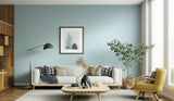 Linen Topaz Blue by Boråstapeter Minimalist Scandinavian Wallpaper – Schumacher 4427