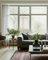 DROTTNINGHOLM Grey by Boråstapeter Elegant Floral Stripe Wallpaper – Schumacher 4508