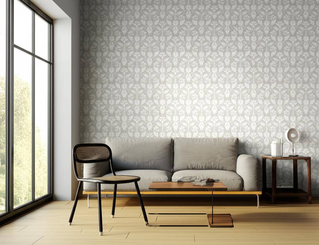 Nora Grey Art Nouveau Wallpaper by Boråstapeter – Schumacher 4537