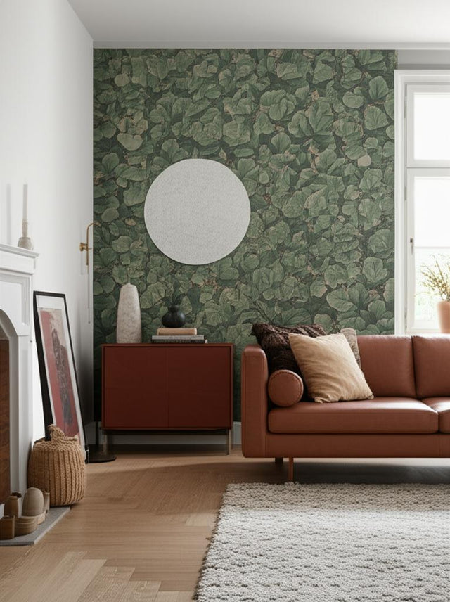Waldemar Spruce by Boråstapeter Lush Leafy Botanical Wallpaper – Schumacher 4544