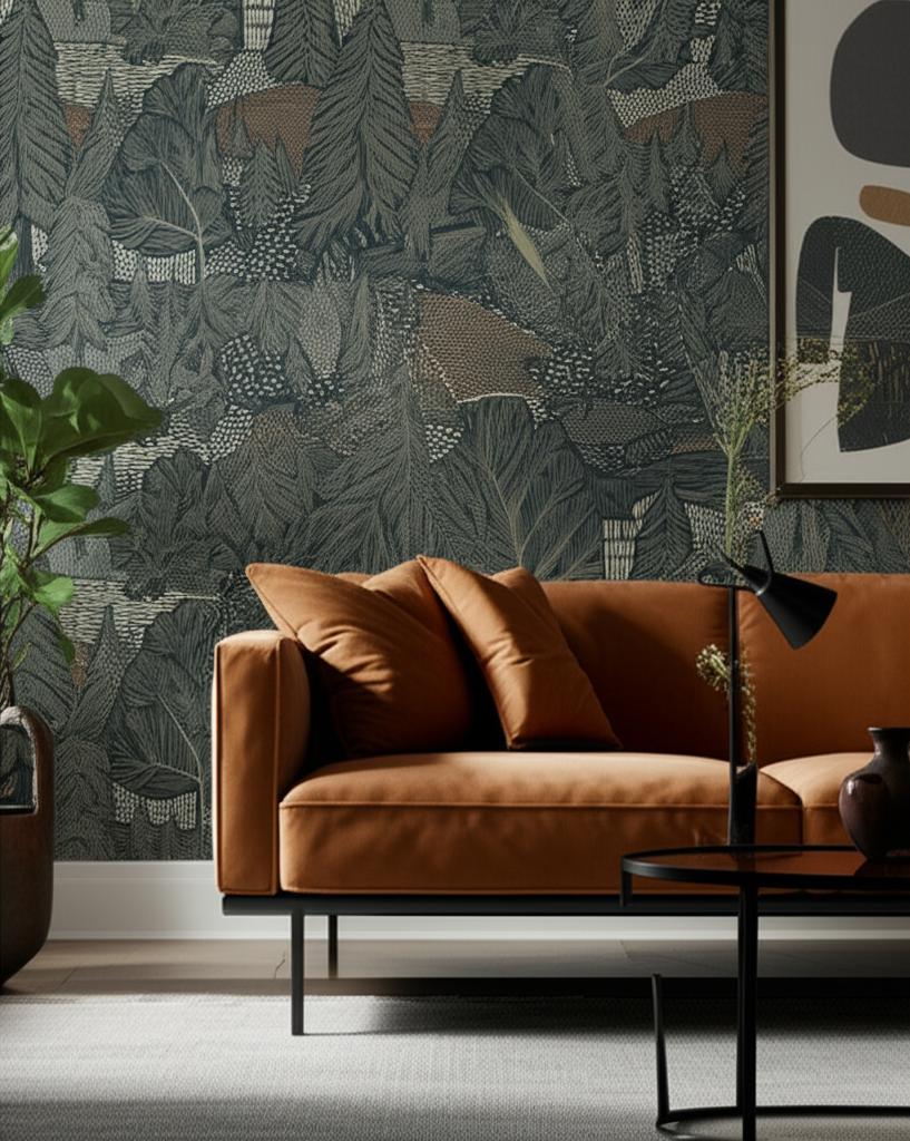 Northern Forest Spruce by Boråstapeter Scenic Wallpaper – Schumacher 4701