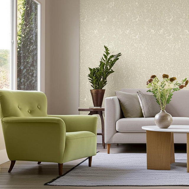 Under the Elder Tree Stone by Boråstapeter Whimsical Forest Animal Wallpaper – Schumacher 4824