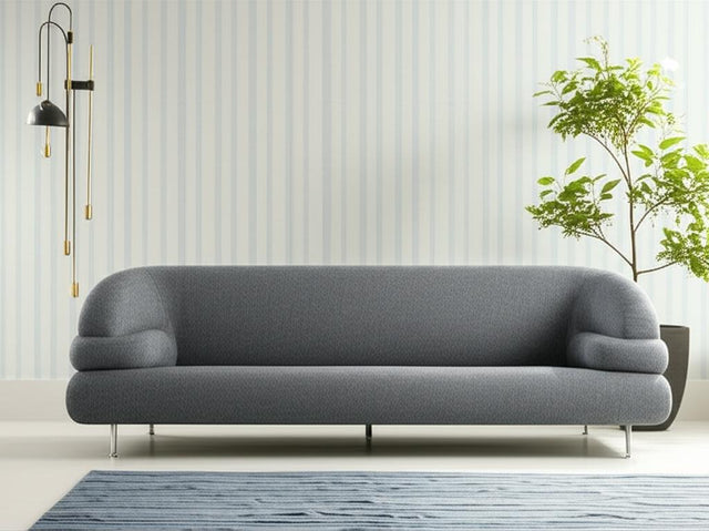 Bayberry Stripe Water Blue by Schumacher Classic Stripe Wallpaper – Schumacher 203861