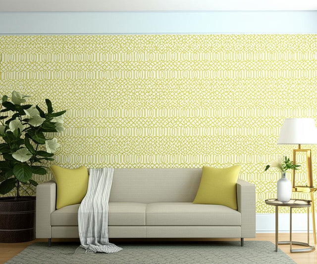 Imperial Trellis Citrine by Kelly Wearstler Schumacher Wallpaper – Schumacher 2707213