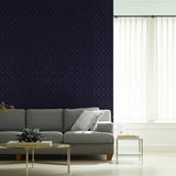 Imperial Trellis Onyx Gloss by Schumacher Hollywood Regency Geometric Wallpaper – Schumacher 2707215
