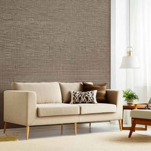 Celebes Sisal Sand Natural Grasscloth Wallpaper – Schumacher 5000730