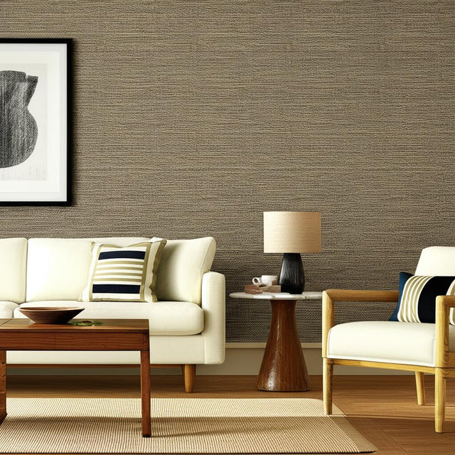 Celebes Sisal Lichen by Schumacher Natural Grasscloth Wallpaper – Schumacher 5000732