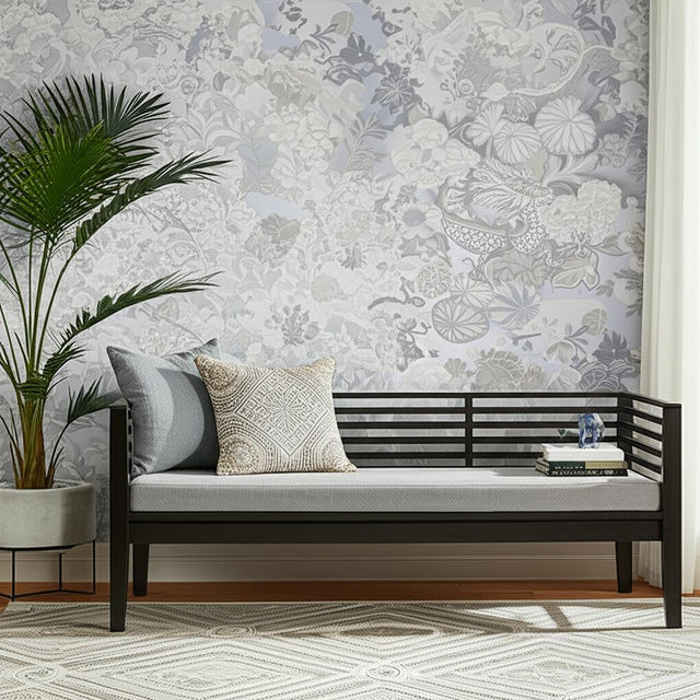 Chiang Mai Dragon Limestone by Schumacher Chinoiserie Scenic Wallpaper – Schumacher 5001068