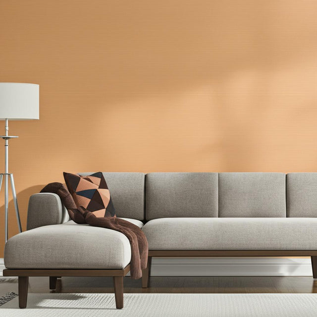 ONNA SISAL Paprika by Schumacher Natural Grasscloth Wallcovering – Schumacher 5002190