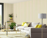 Lucera Stripe Lemon Lime by Schumacher Essential Collection Classic Stripe Wallpaper – Schumacher 5002452