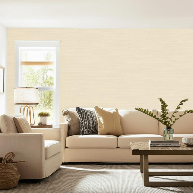 Ayame Sisal Natural Grasscloth Wallpaper by Schumacher – 5002907