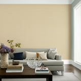 MITSU WEAVE Gold by Schumacher Natural-Fiber Weave Wallpaper – Schumacher 5003050
