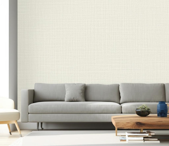 Mitsu Weave Pearl by Schumacher Quiet Beauty Collection Woven Texture Wallpaper – Schumacher 5003051