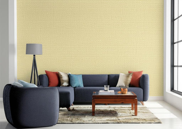 YUKI WEAVE Sand by Schumacher Natural Textures Wallpaper – Schumacher 5003070