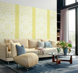 Graphic Panel Stripe Spring by Schumacher Ornate Damask Stripe Wallpaper – Avant Garde Collection 5003202
