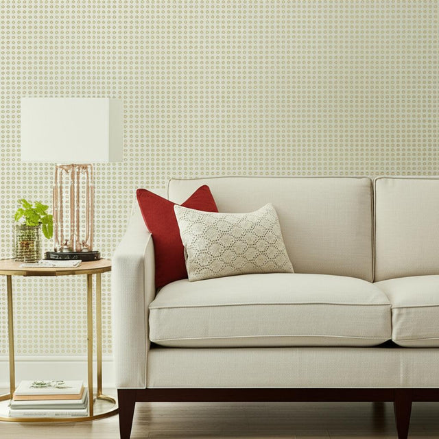 Shake It Up Frosted Metallic Geometric Wallpaper – Schumacher 5003230