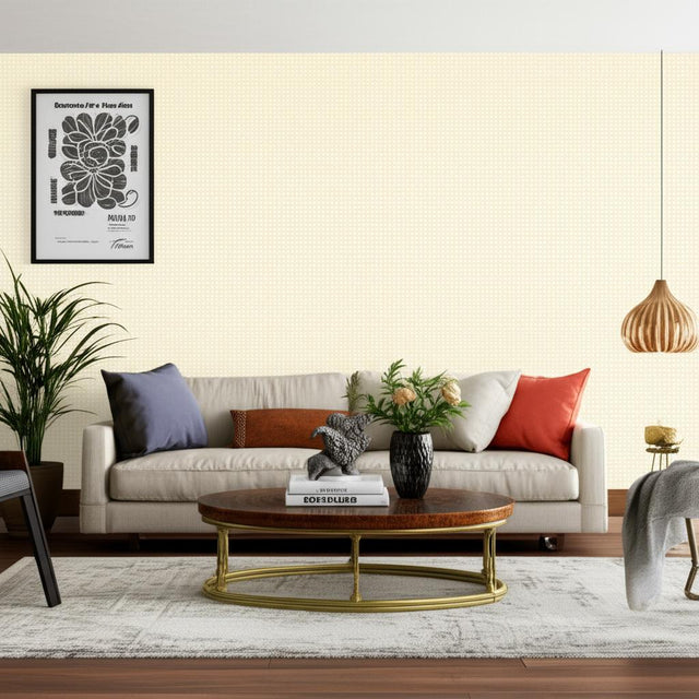 Shake It Up Natural Geometric Wallpaper – Schumacher 5003231