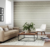 Modern Trellis Silver by Schumacher Geometric Wallpaper – Schumacher 5003282