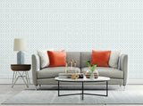 Imperial Trellis Soft Aqua by Kelly Wearstler Schumacher Wallpaper – Schumacher 5003363