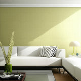 Linyi Embroidered Fret Sisal Celery Handcrafted Wallcovering – Schumacher 5003551