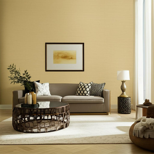 Linyi Ground Linen by Schumacher Atelier Collection Wallcovering – Schumacher 5003593