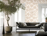 Albero Floreale Damask Petal by Schumacher Elegant Floral Damask Wallpaper – Schumacher 5003621