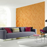 Valette Strie Damask Terracotta by Schumacher Elegant Damask Wallpaper – Schumacher 5003663