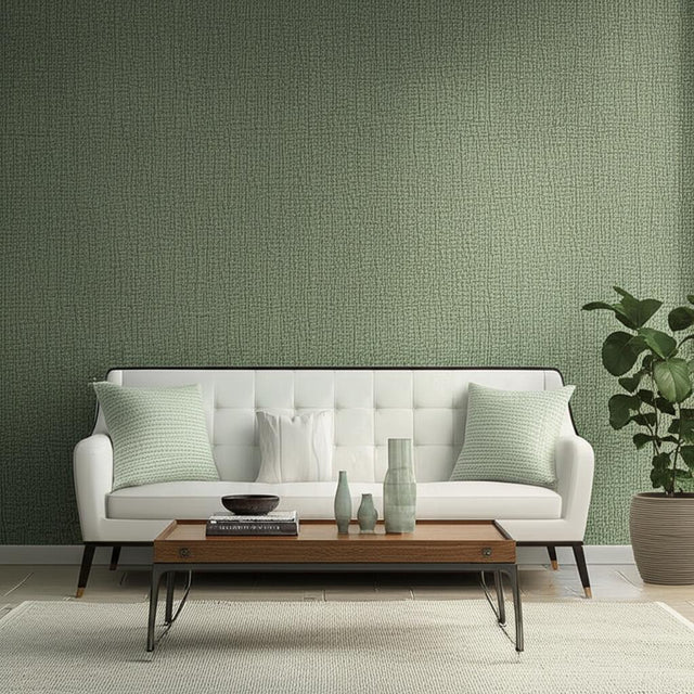 Masaccio Ground Aqua by Schumacher Crackled Texture Wallcovering – Schumacher 5003763