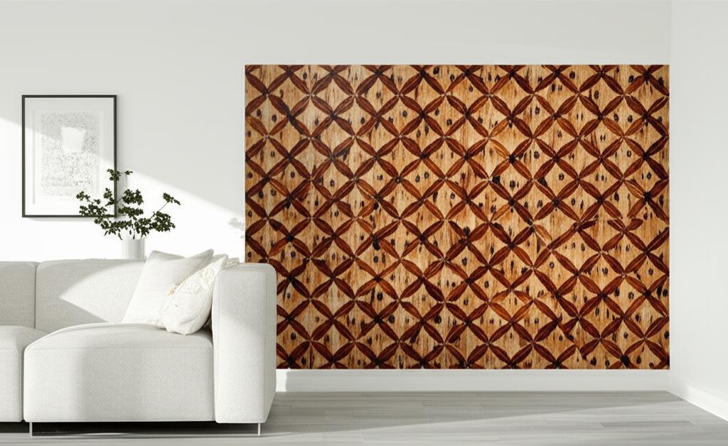Wellesley Tiger's Eye by Schumacher Luxurious Feather Wallcovering Panel – Schumacher 5003830