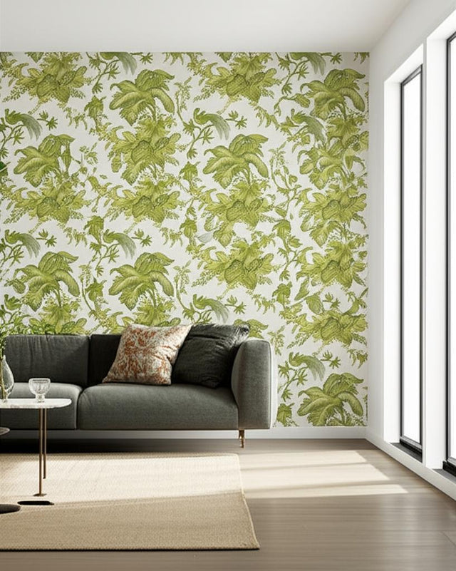 Coconut Grove Leaf by Schumacher Classic Prints Collection Wallpaper – Schumacher 5004053