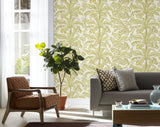 Blair House Palm Kiwi by Schumacher Tropical Wallpaper – Schumacher 5004062