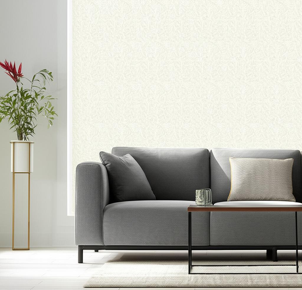 Willow Leaf Flax by Schumacher Botanical Wallpaper – Schumacher 5004130