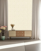 Willow Leaf Sand by Schumacher Botanical Wallpaper – Schumacher 5004131