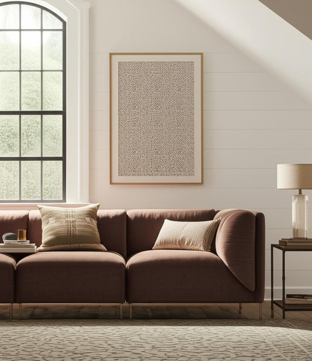 Willow Leaf Mocha by Schumacher Botanical Wallpaper – Schumacher 5004138
