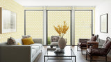 Harbury Trellis Buttercup by Schumacher Delicate Floral Lattice Wallpaper – Schumacher 5004144