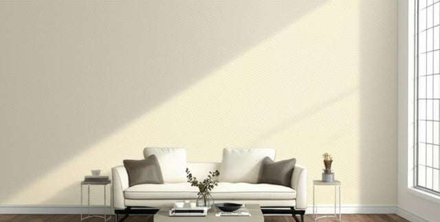 Prescott Diamond Tan by Schumacher Small-Scale Ogee Wallpaper – Schumacher 5004154