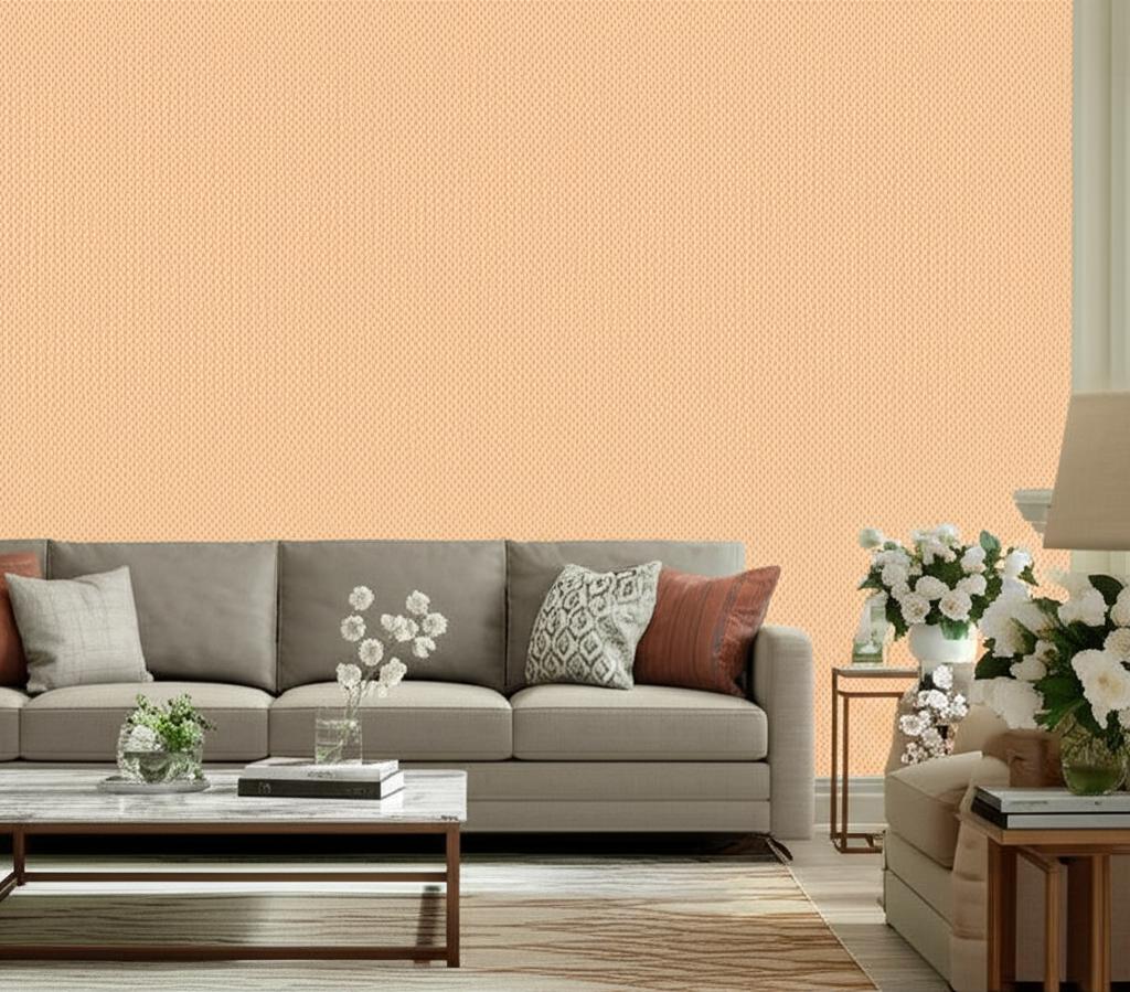 Prescott Diamond Terra Cotta by Schumacher Small-Scale Ogee Motif Wallpaper – Schumacher 5004155